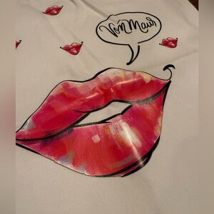 Vibrant Lip Art Makeup Tote Bag